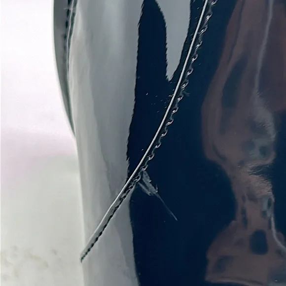 Zara NWT Shiny Black Stiletto Heel Ankle Booties Boots Shoes **Sz 40/US 9**🔥🔥 - Picture 9 of 9